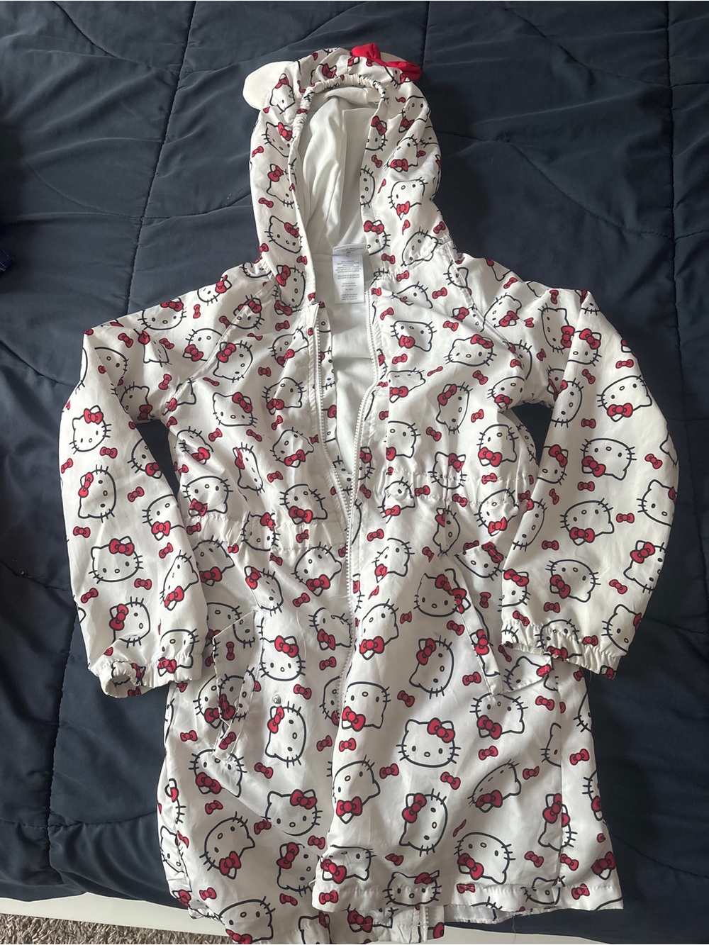 Hello Kitty White Jacket with Red Bows